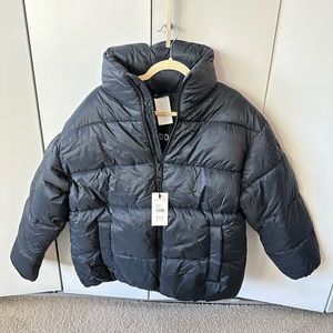 NWT Noize Vegan puffer jacket - Black - L
